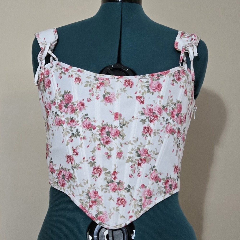 Scarlet Darkness Renaissance Corset Womens Sz 8 Cottagecore Ballet Regencycore
